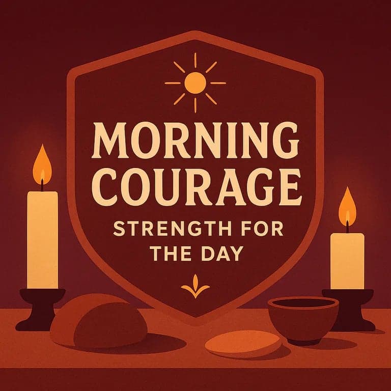 Morning Courage: Strength for the Day — Faith & Doubt Bible audio lesson